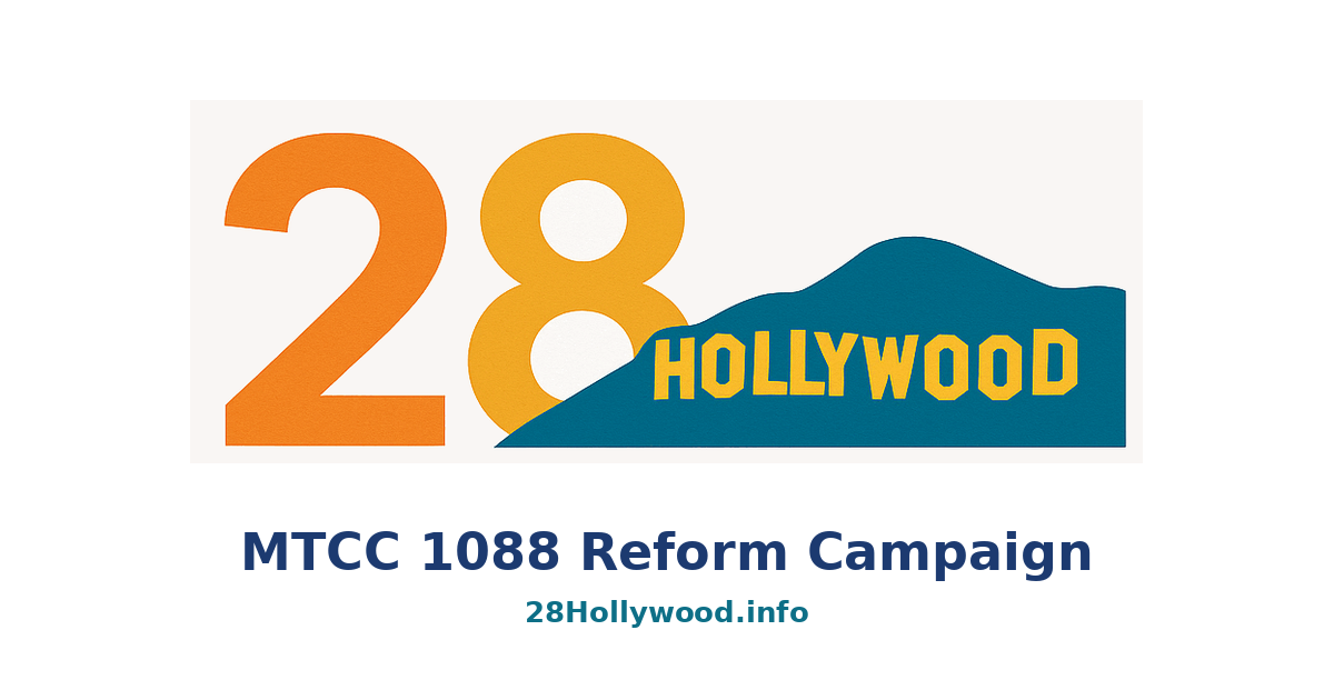 MTCC 1088 Reform Campaign cover