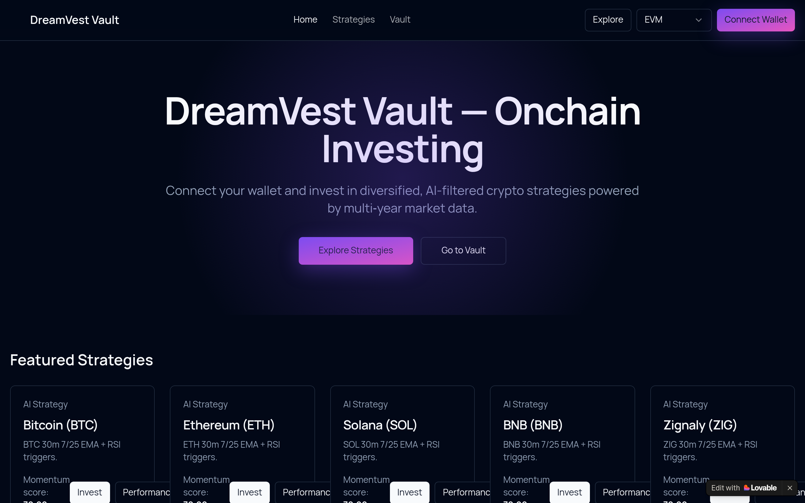 DreamVest Vault cover