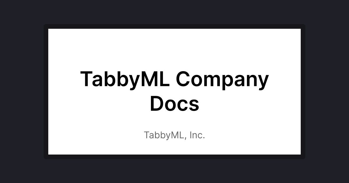 TabbyML Careers cover