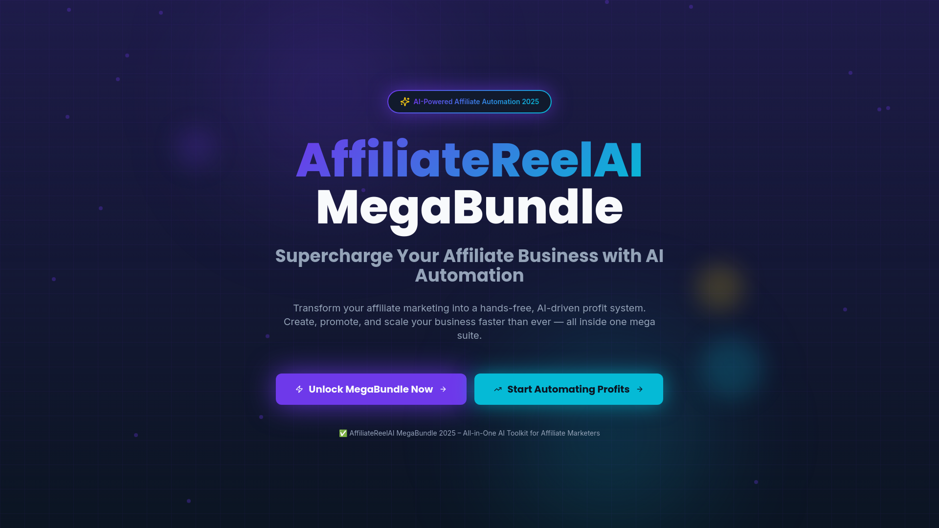AffiliateReelAI MegaBundle cover