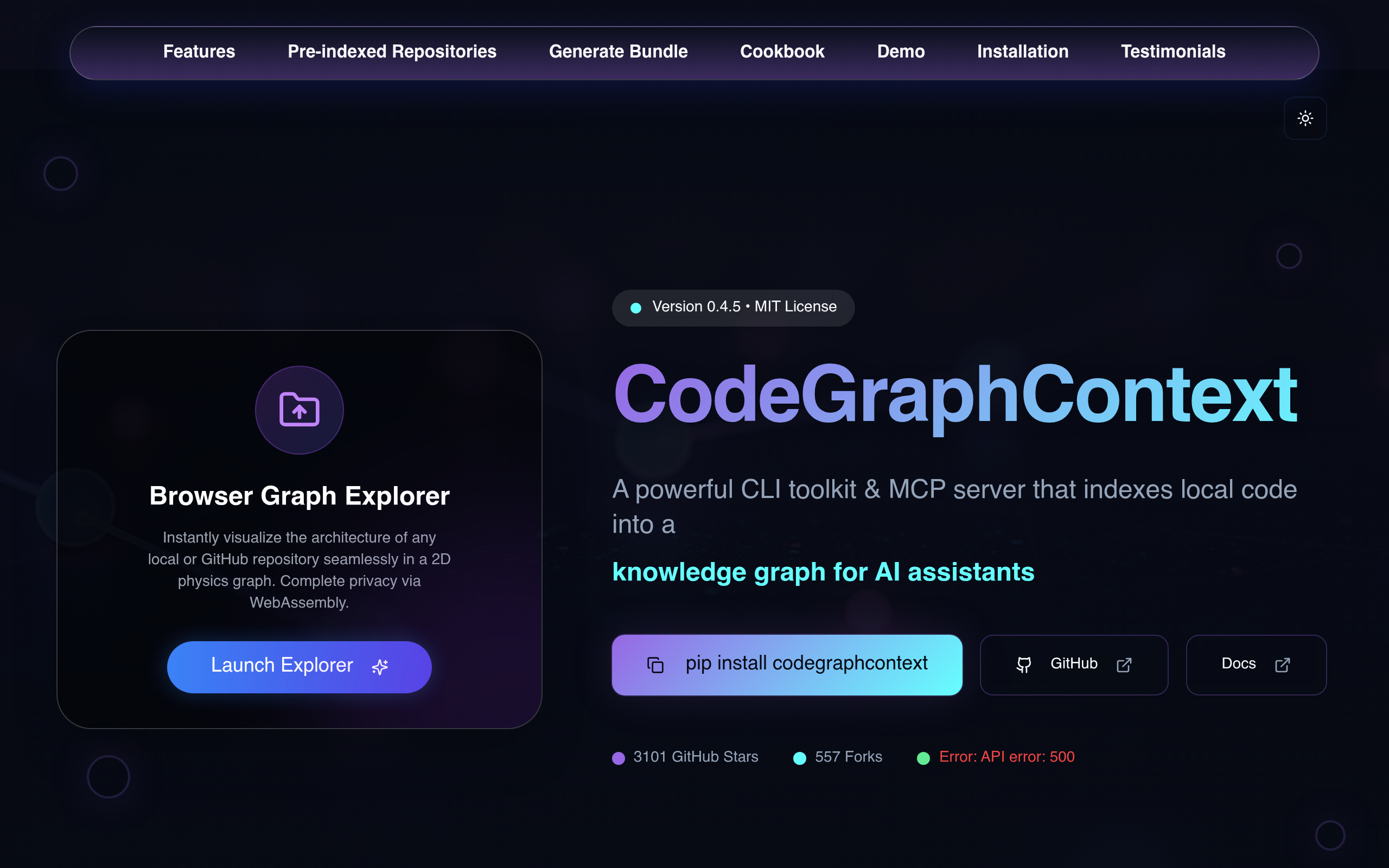 CodeGraphContext cover