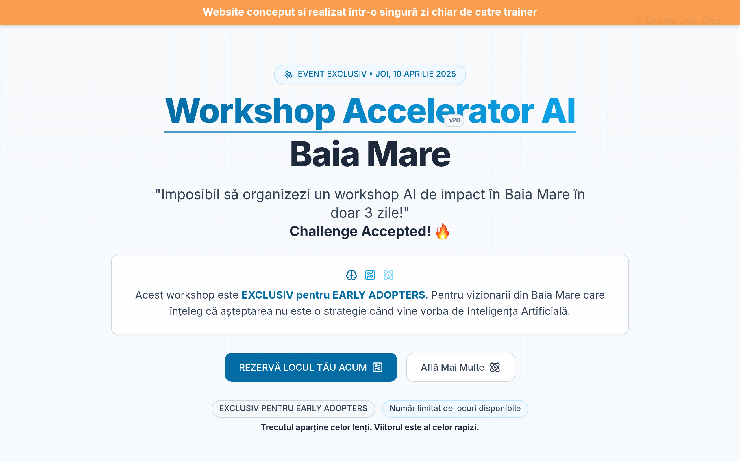 AI Workshop Baia Mare cover