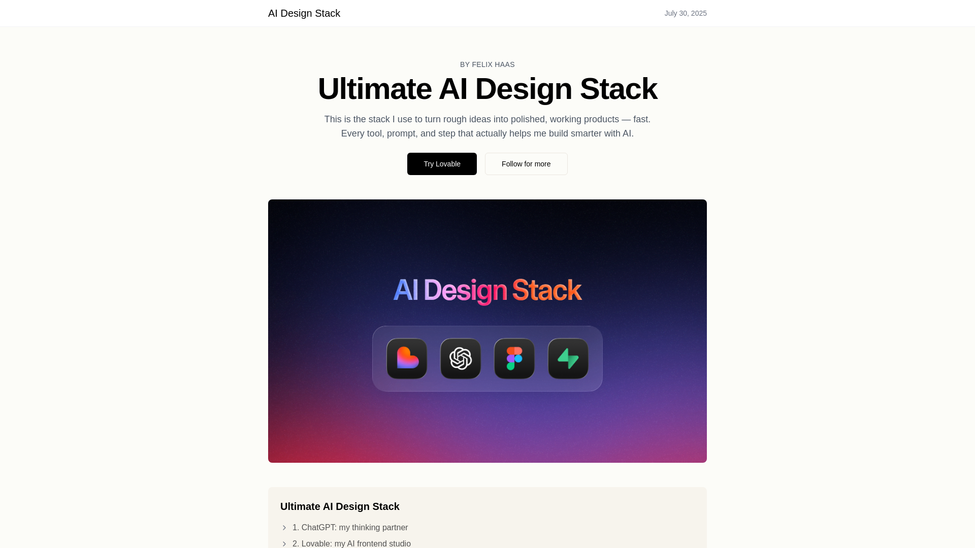 AI-Powered UI Design Toolkit cover