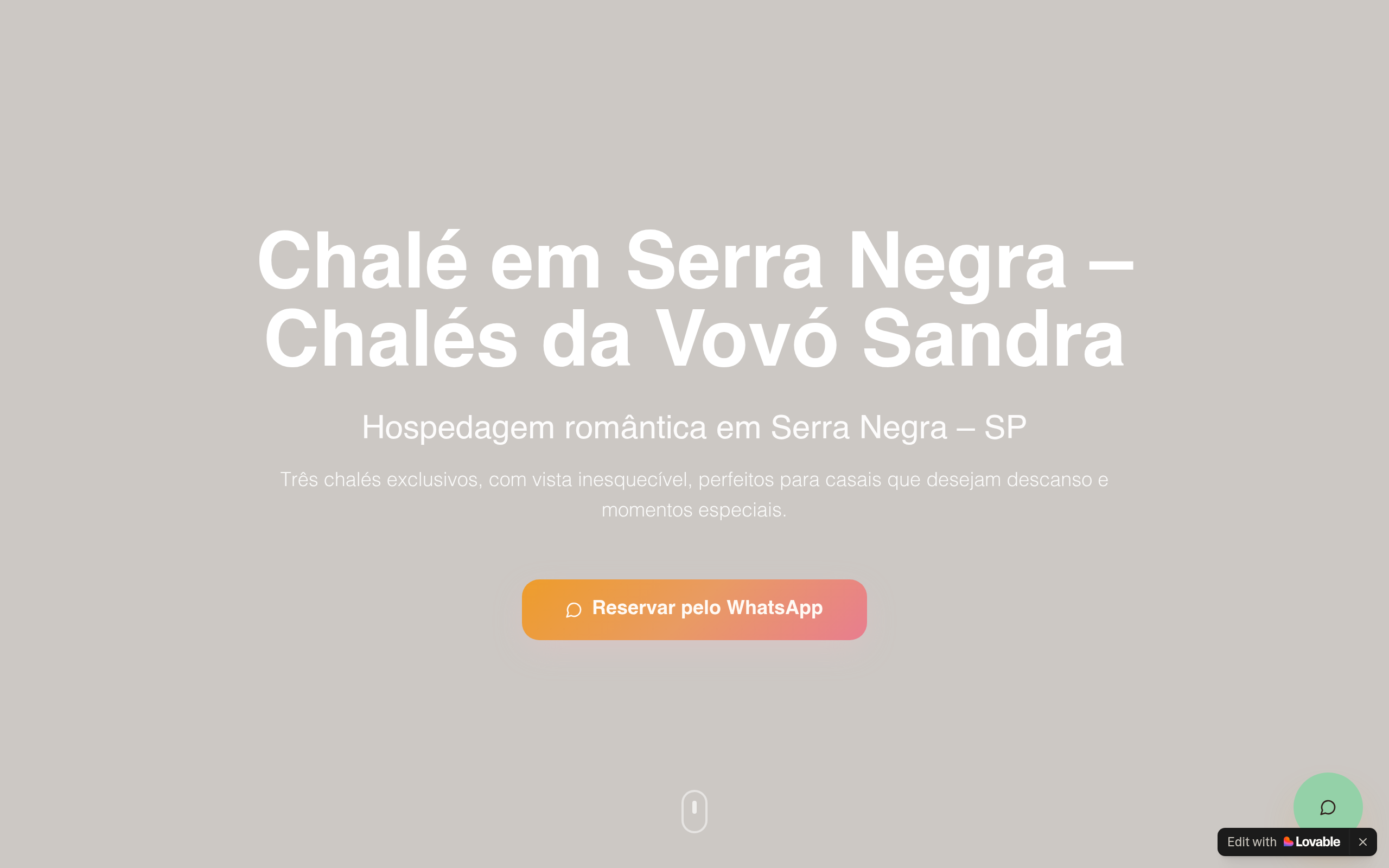 Chalés da Vovó Sandra cover