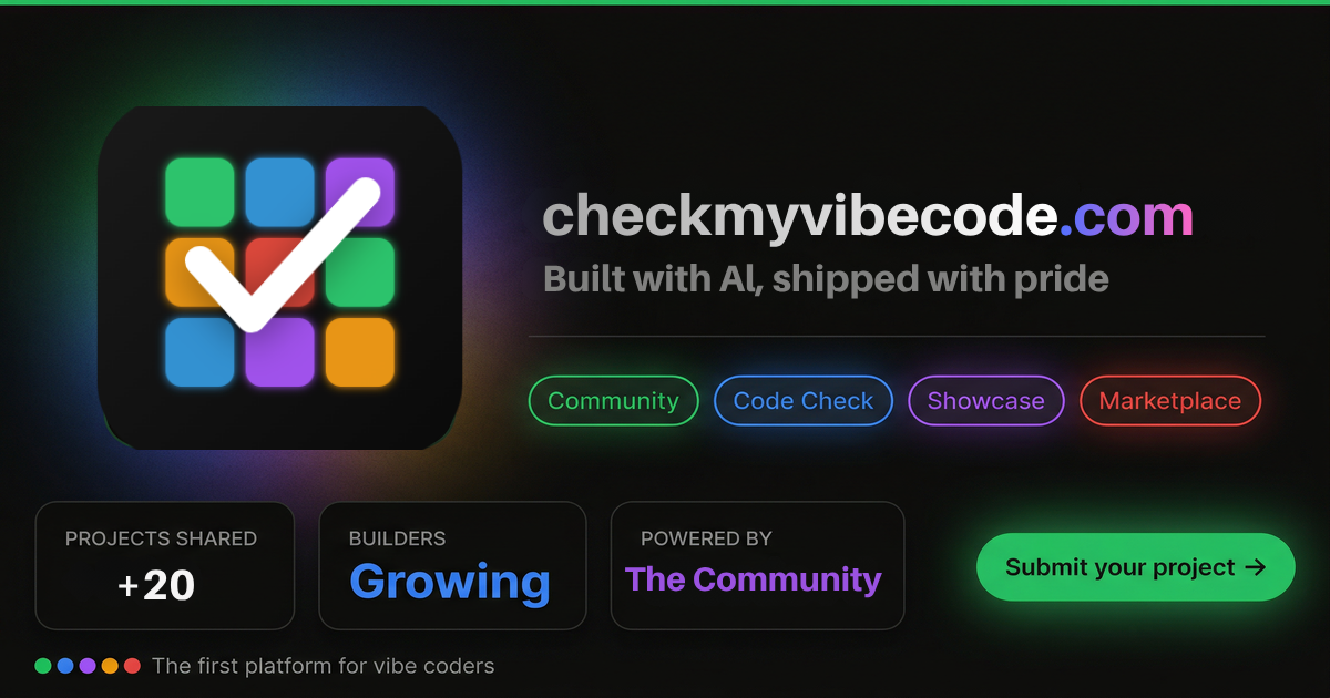 CheckMyVibeCode cover