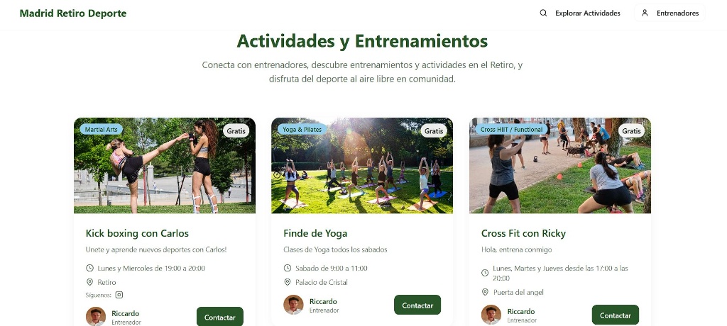 Madrid Retiro Deporte cover