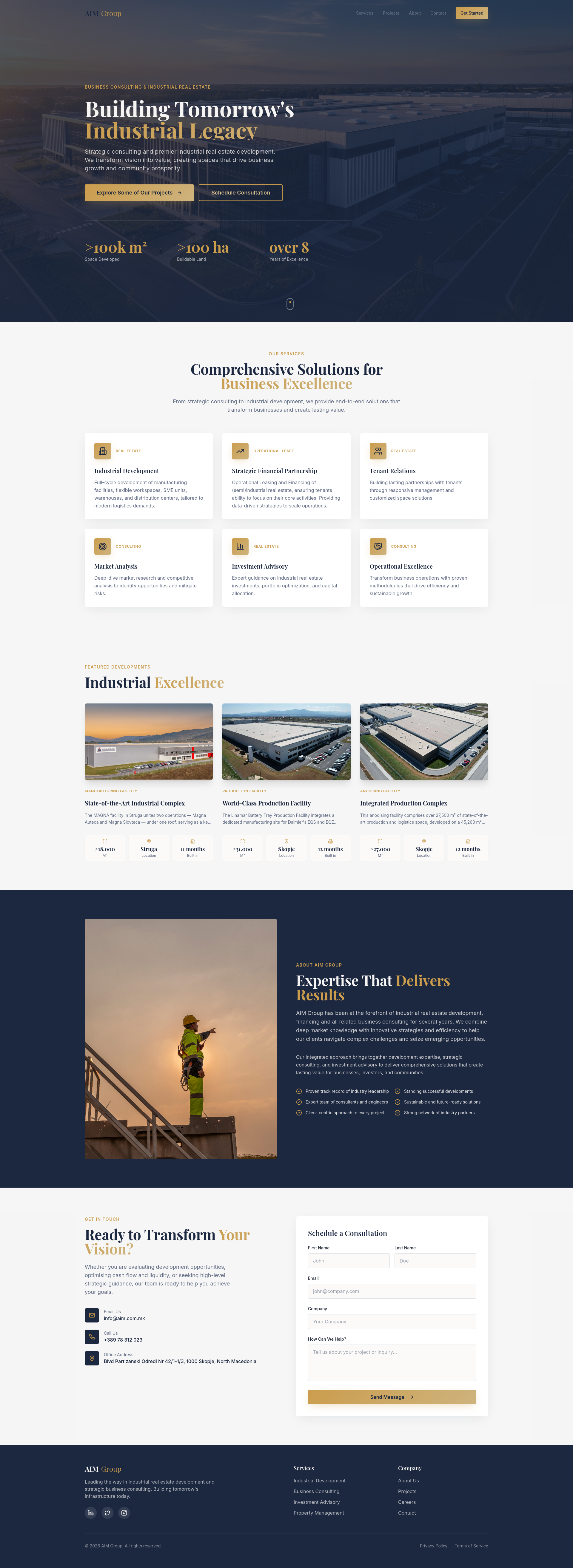 AIM Group Application cover