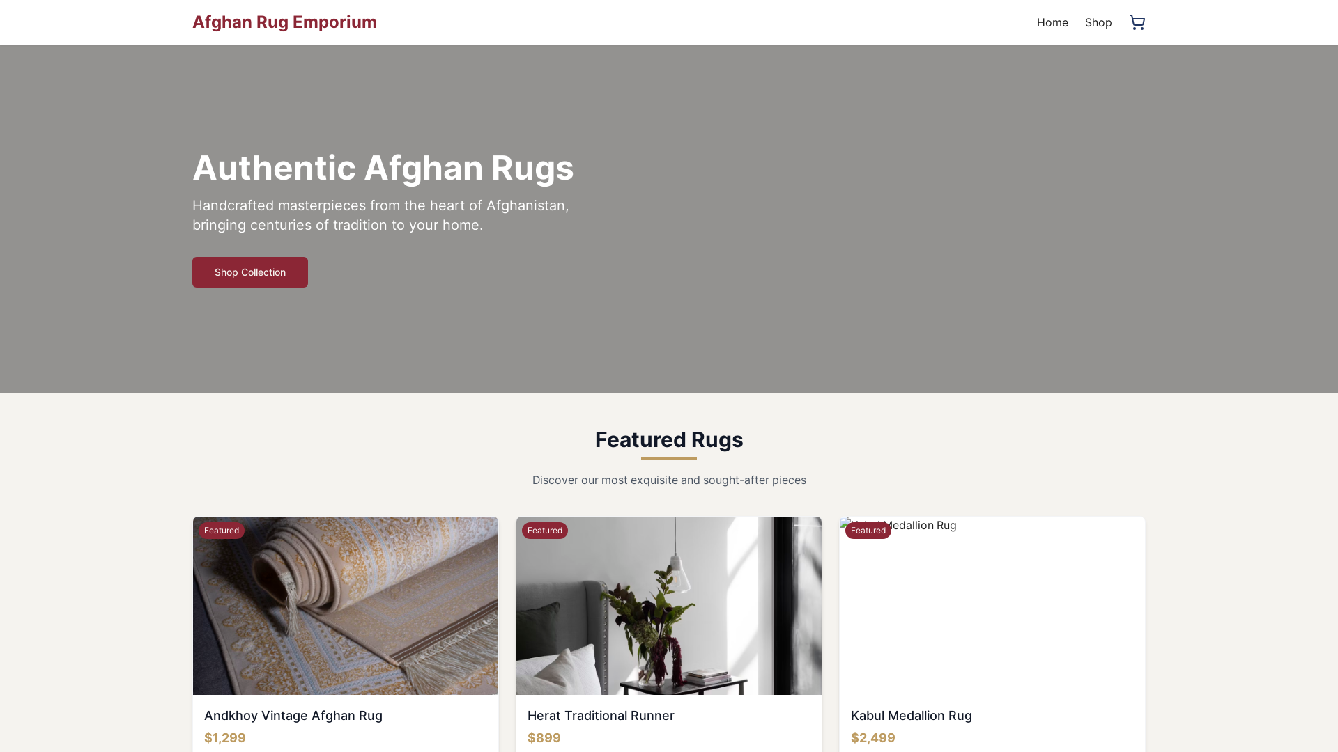 Afghan Rug Emporium cover