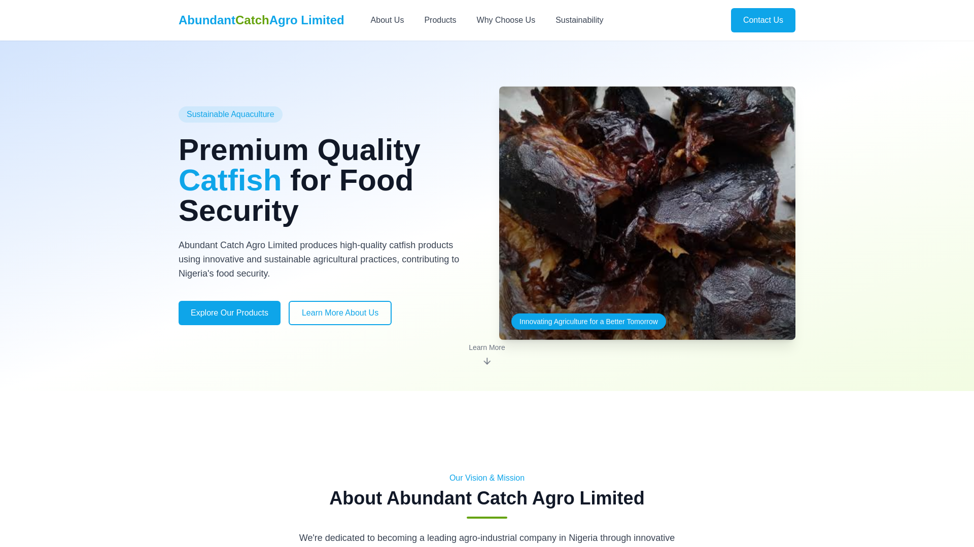 Abundant Catch Agro Limited cover