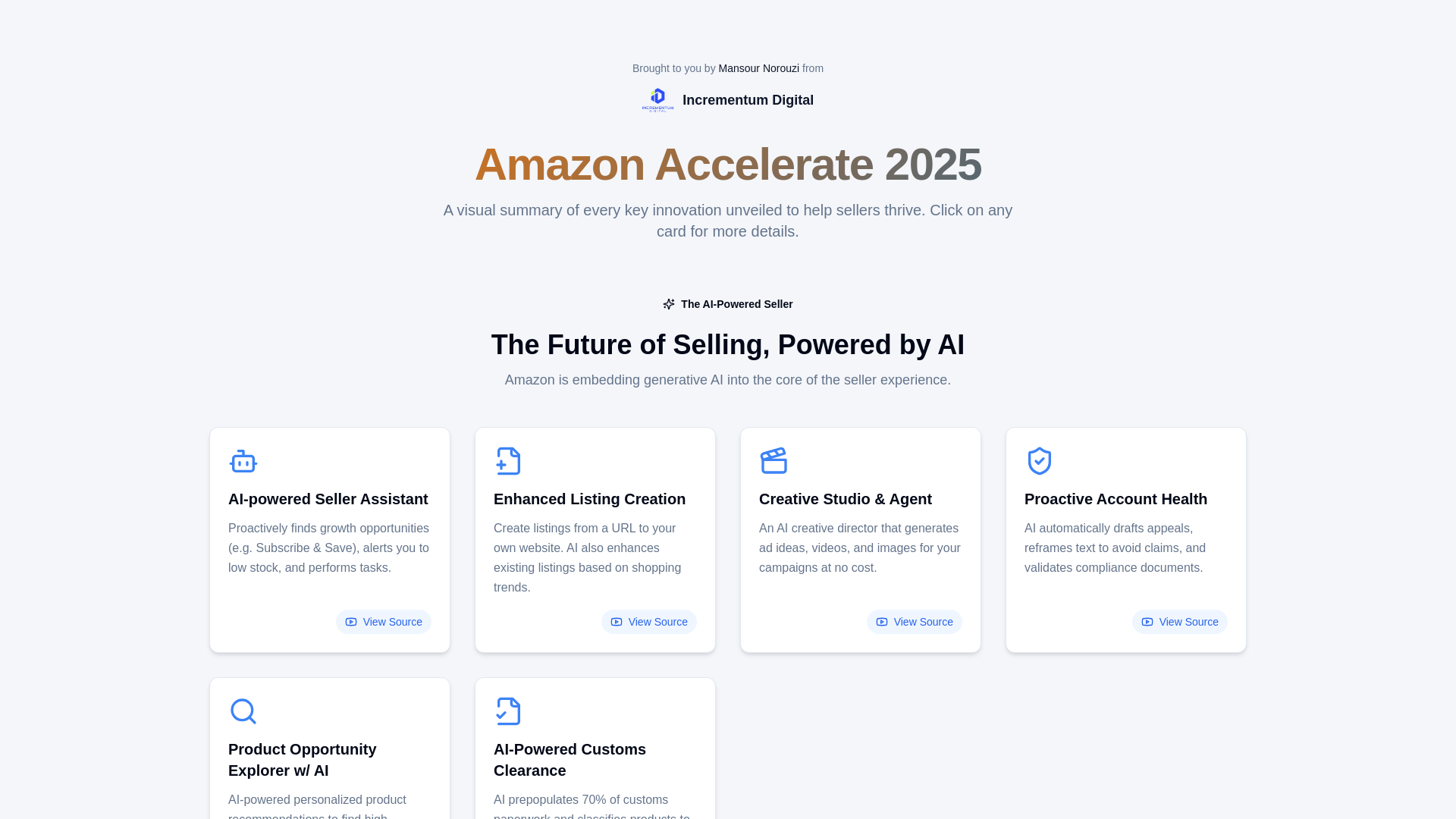 Amazon Accelerate 2025 Insights cover