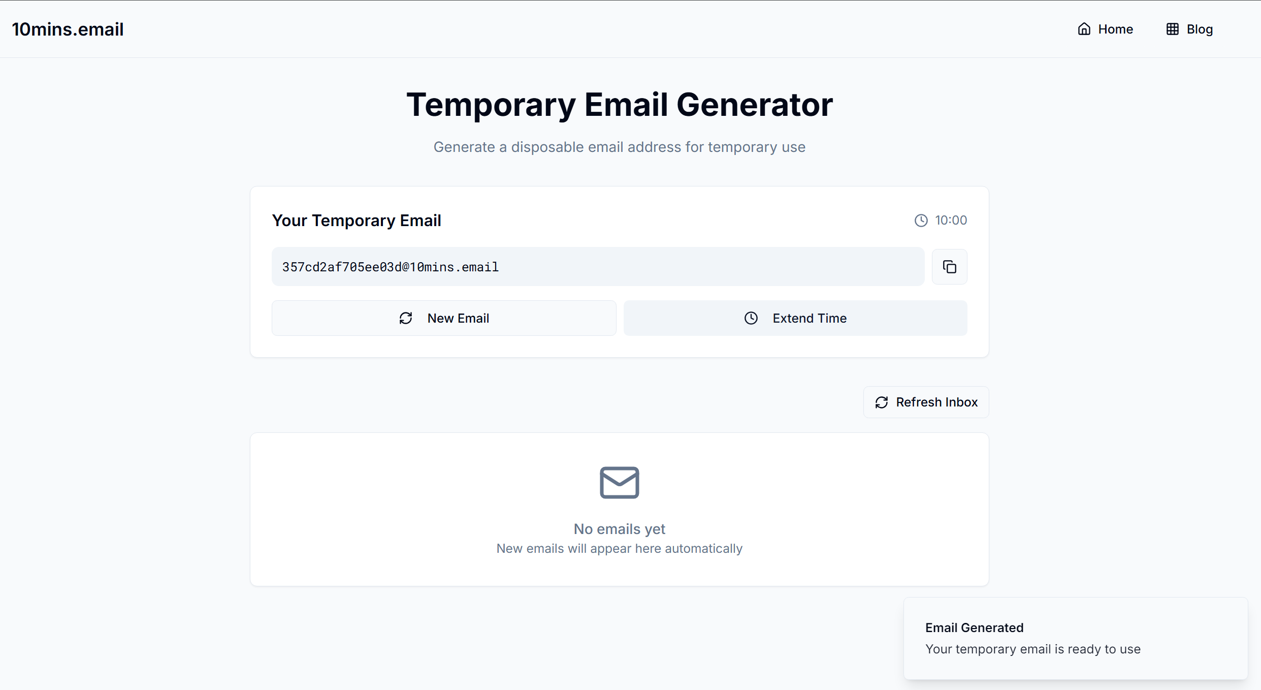 10mins.email cover