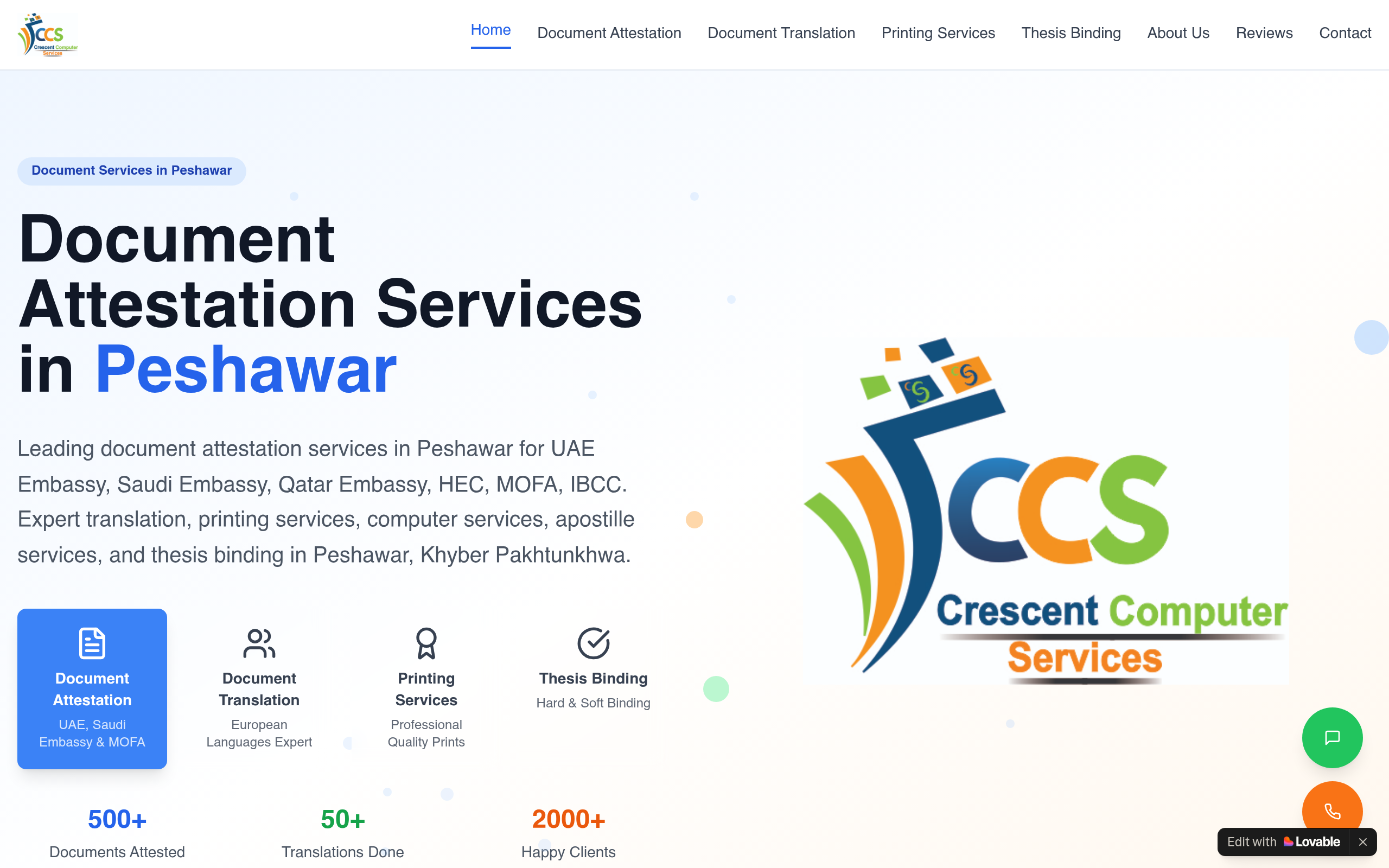 Crescent Computer Services cover