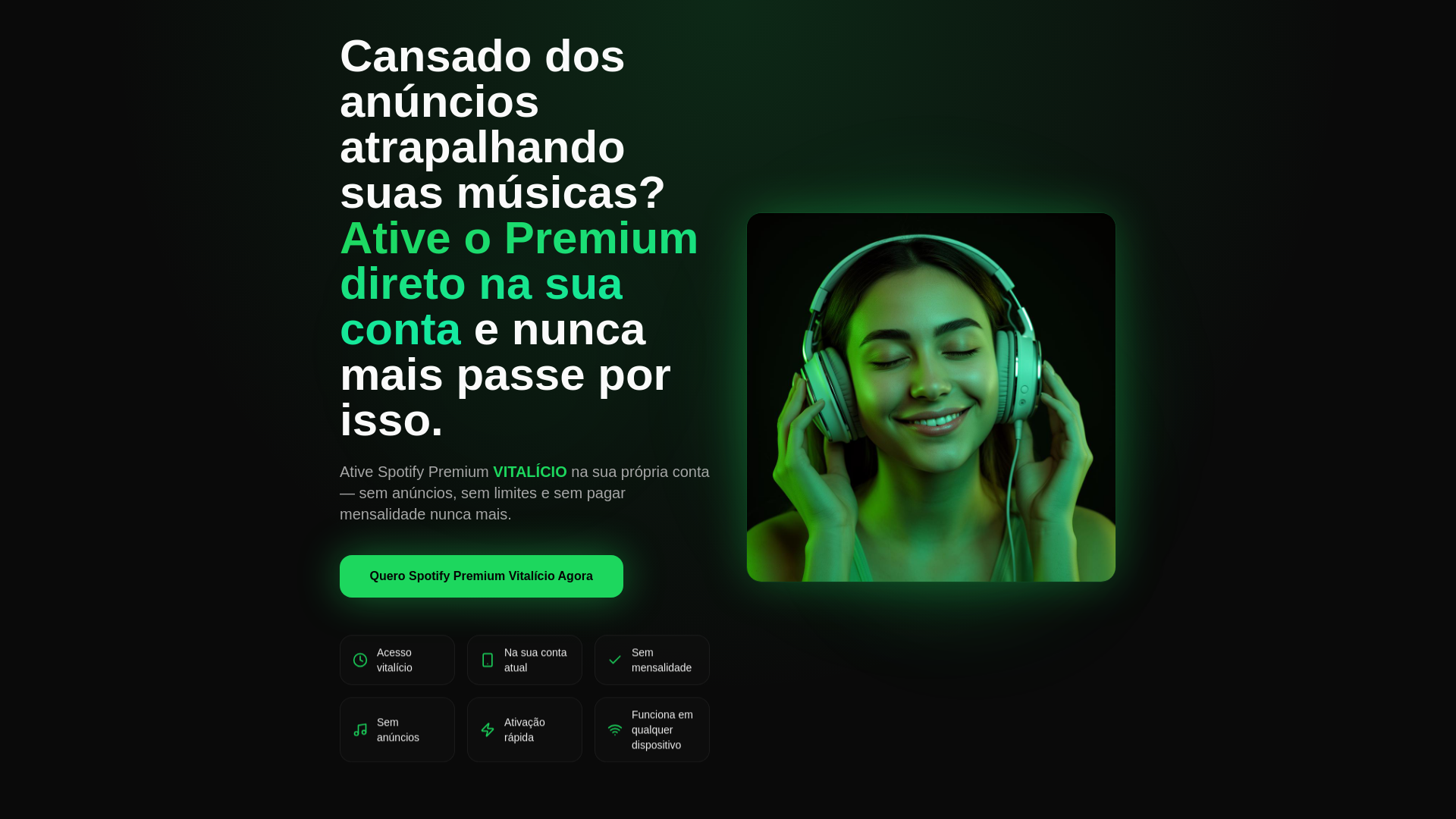 Spotify Premium Vitalício cover