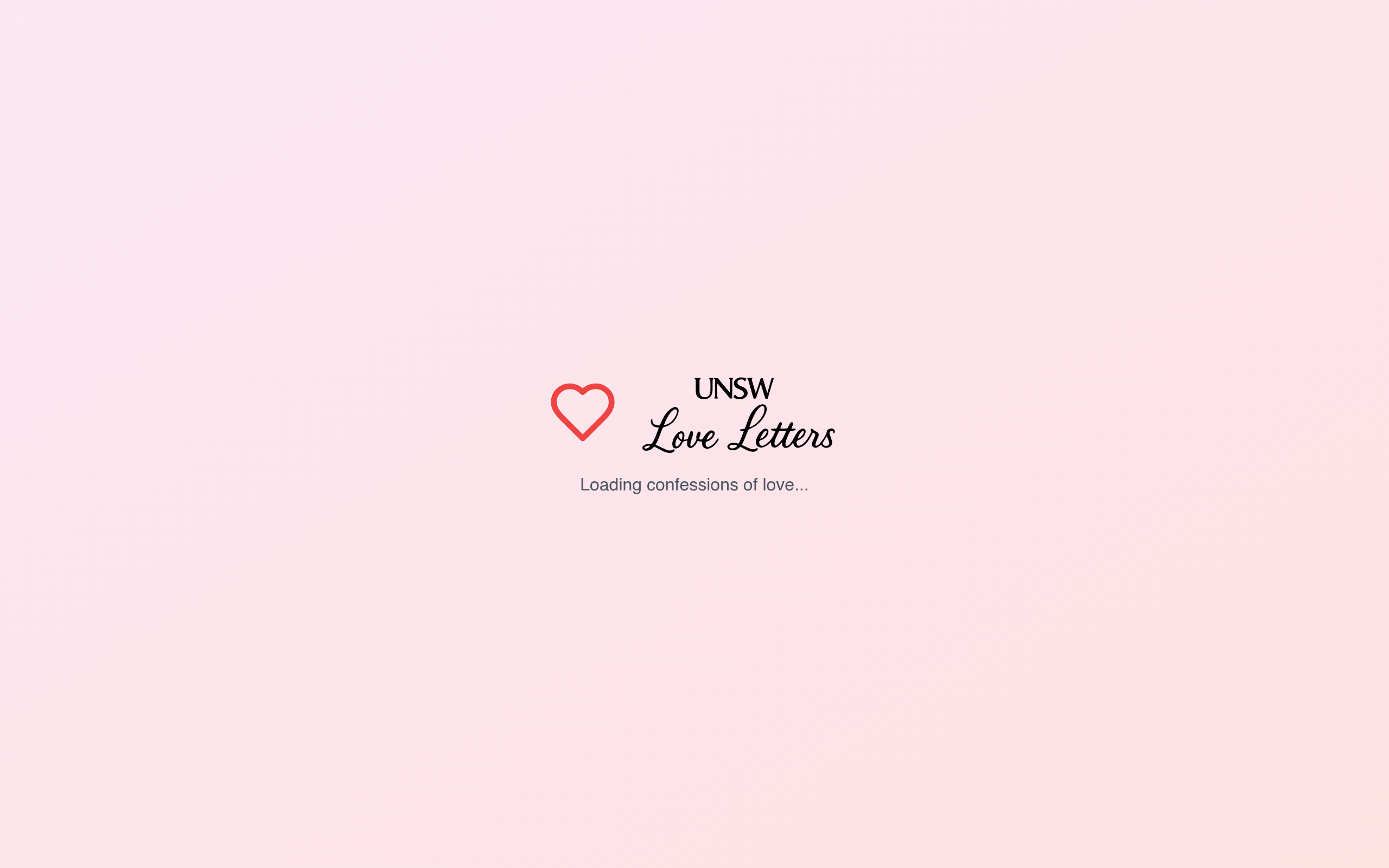 UNSW Love Letters cover