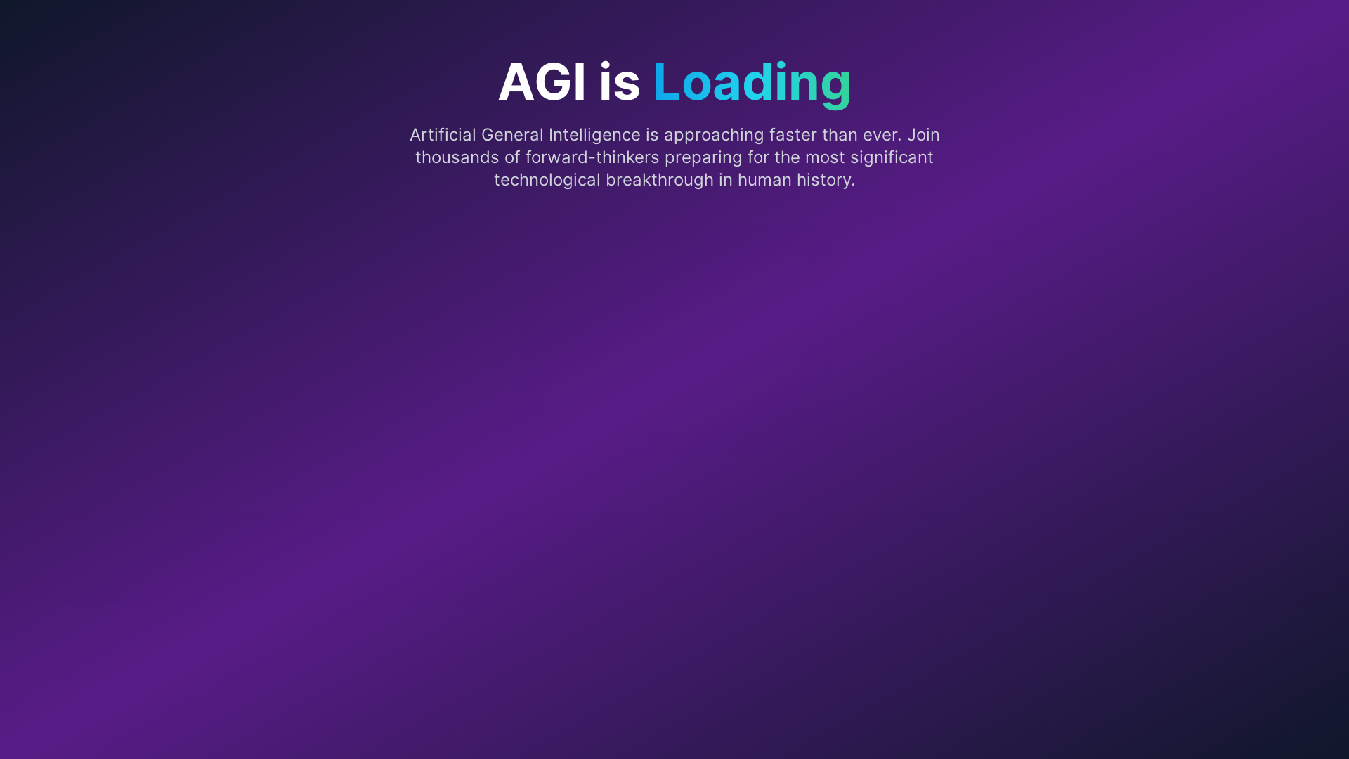 AGI Signal Capture Portal cover