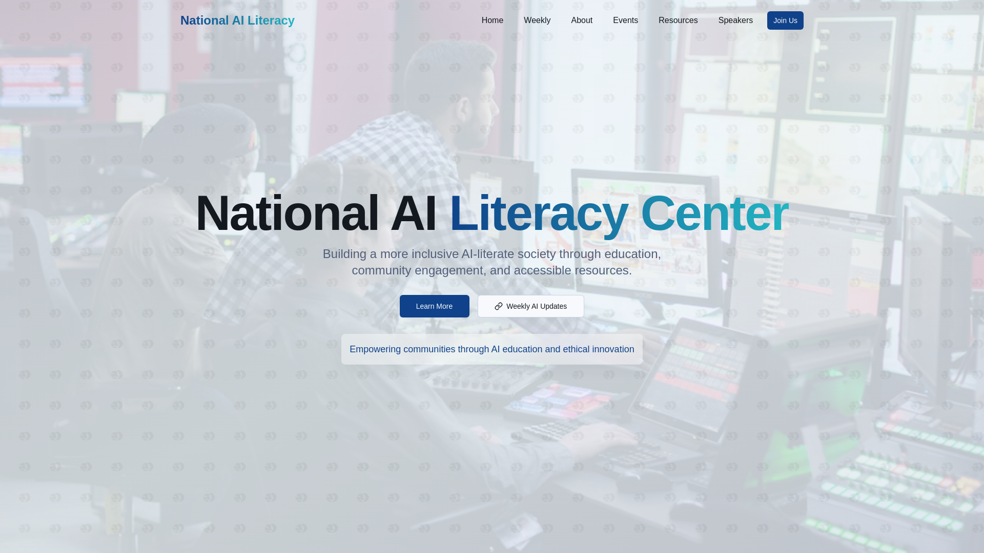 National AI Literacy Center cover