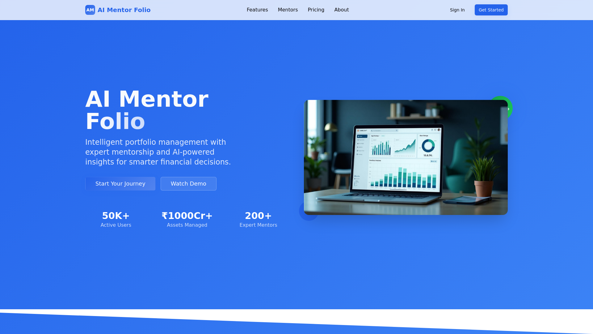 AI Mentor Folio cover