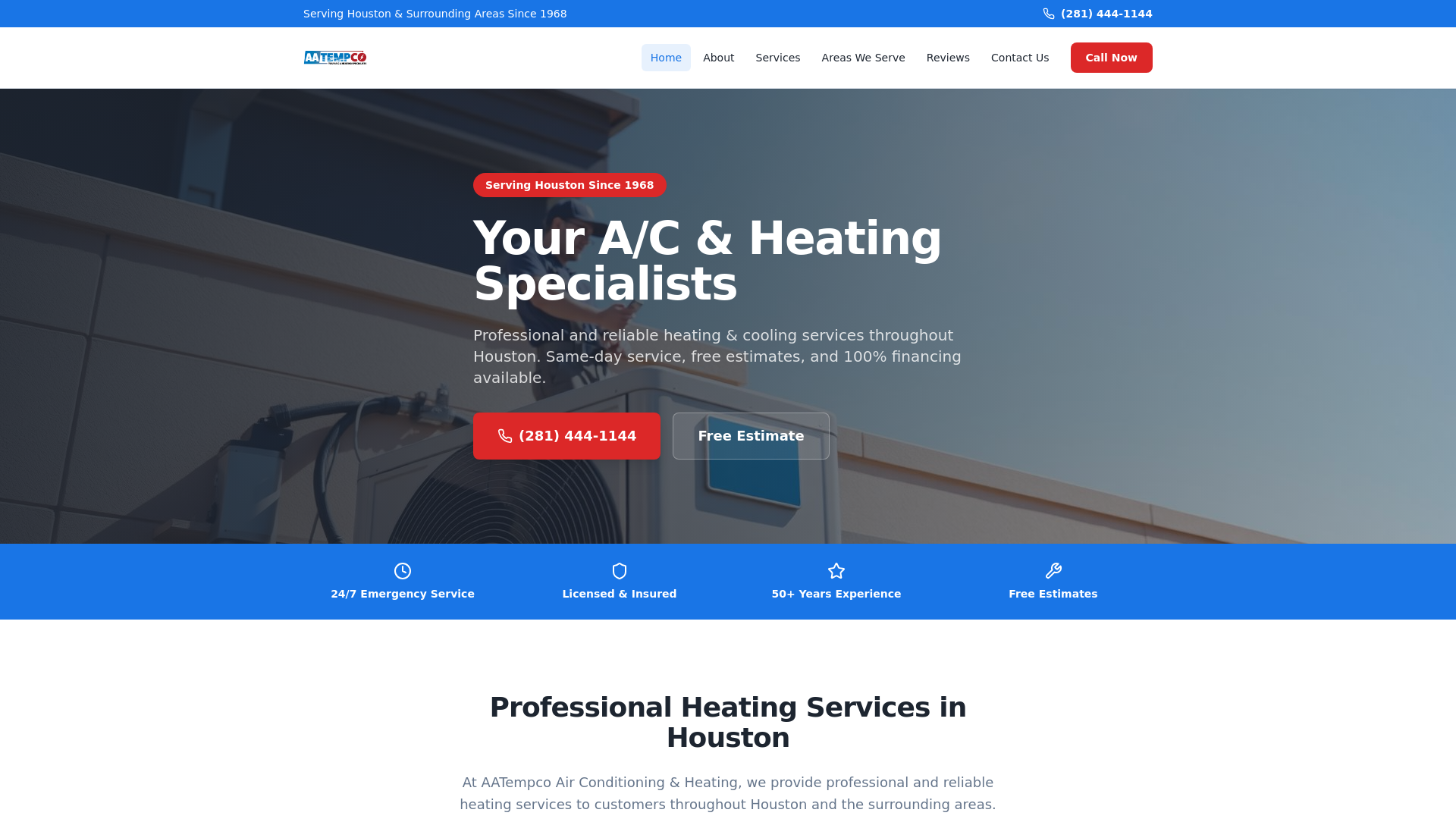 AATempco Air Conditioning & Heating cover